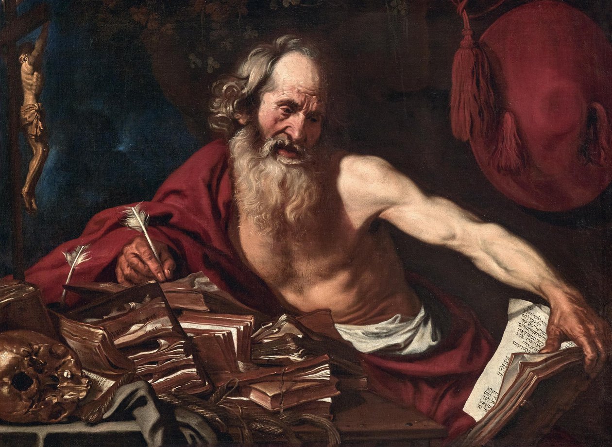 St Jérôme dans sa cellule 1654, Joost Van de Hamme